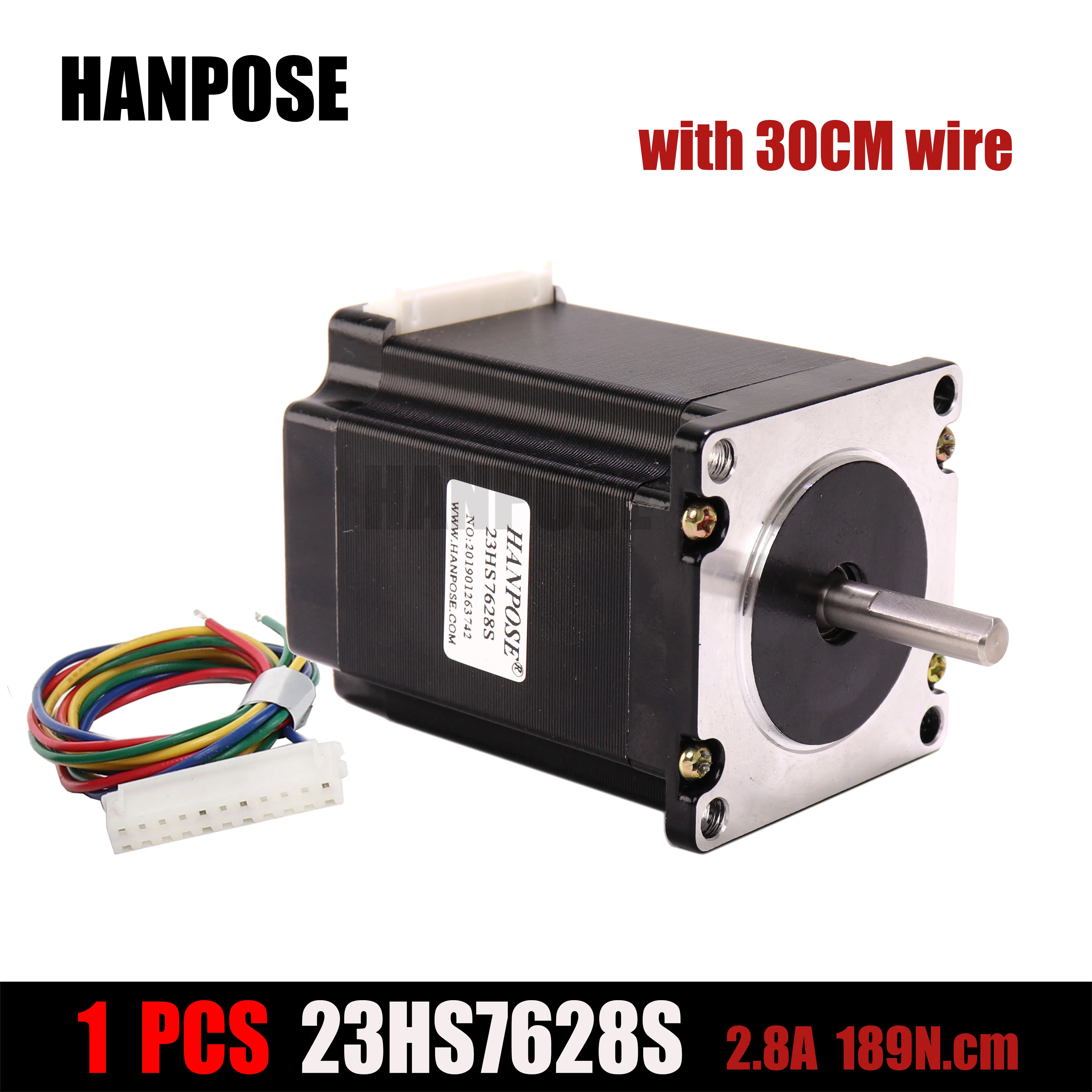 1 шт. 23HS7628 Nema 23 шагового двигателя 2.8A 189N. См ISO CNC4-lead для станка с ЧПУ 4-свинец машина