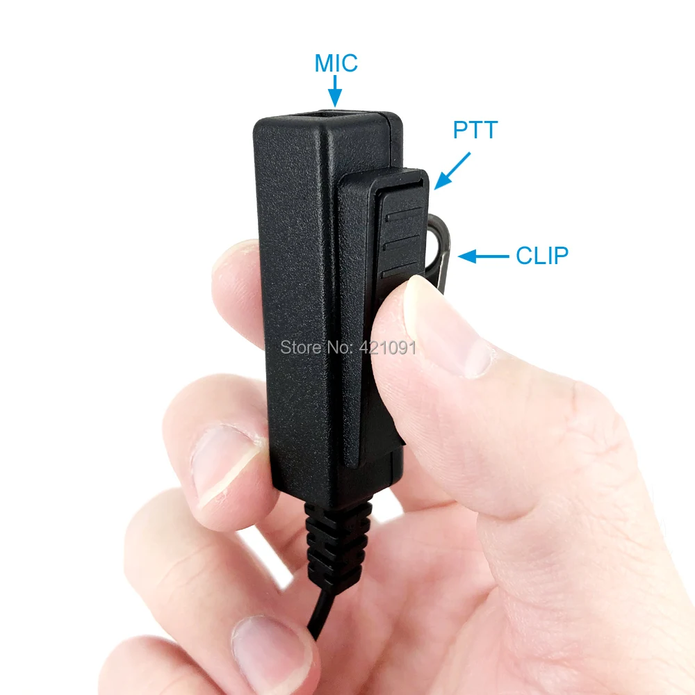 Air Earpiece Mic for Motorola MTP6550 MTP850S XIR P8268 P8200 APX4000 APX2000 APX6000 DP4800 DP3400 Walkie Talkie Headset