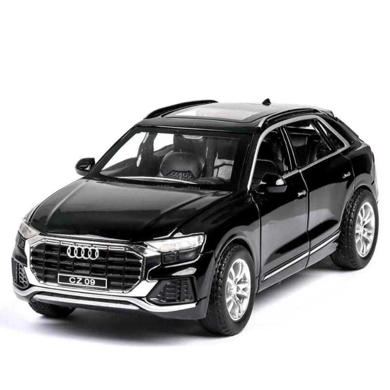 Модель автомобиля Audi Q8 в масштабе 1/32 внедорожник игрушечный автомобиль из сплава