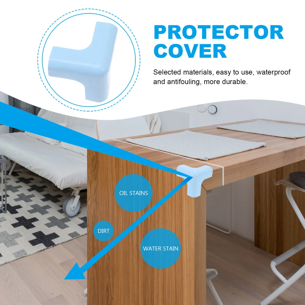 

8 PCS Silicone Corner Guard for Baby Elder Baby Proofing Table Bumper Guard