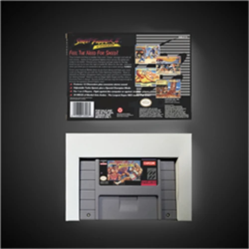 Street Game Fighter II Turbo Hyper Fighting-карта действия для игры Версия США с розничной коробкой |