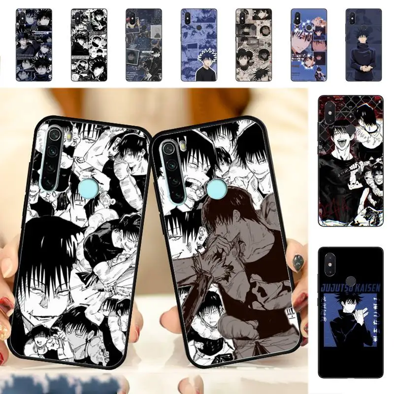 

YNDFCNB Toji Fushiguro Jujutsu Kaisen Anime Phone Case for Redmi Note 8 7 9 4 6 pro max T X 5A 3 10 lite pro