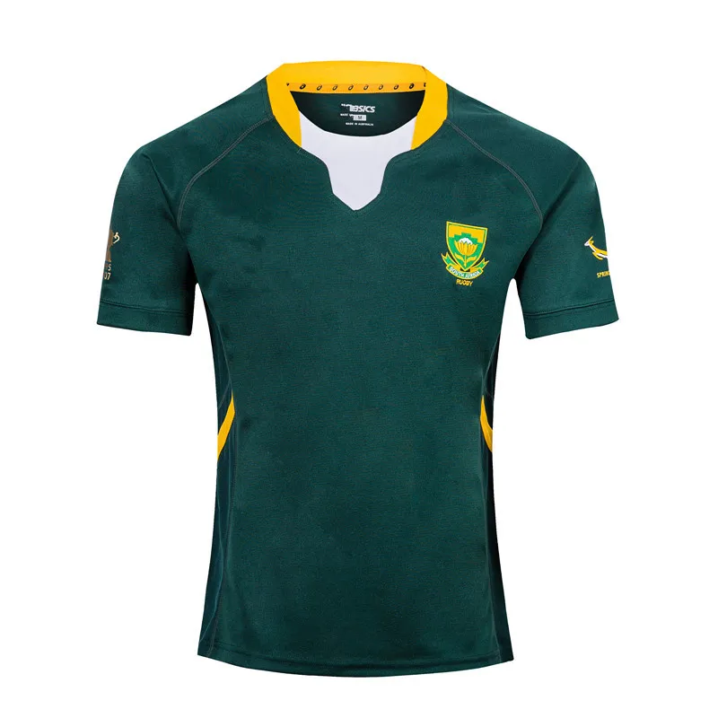Коллекция 2019 года футболка для регби из Южной Африки размер: Стандартная печать