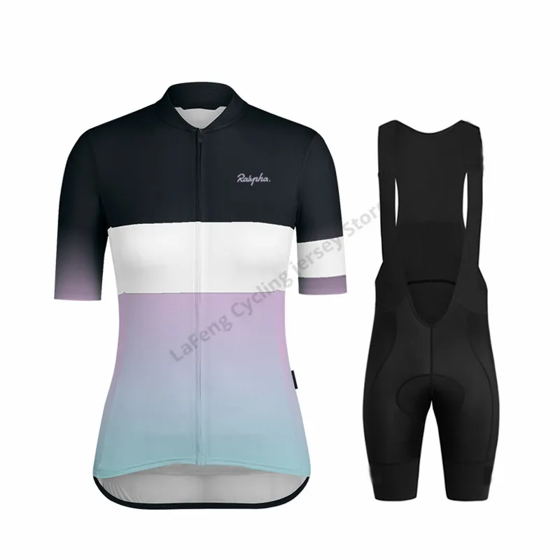 2021 женские Raphaful Ropa Ciclismo Велоспорт Джерси Биб шорты комплект гелевый коврик для