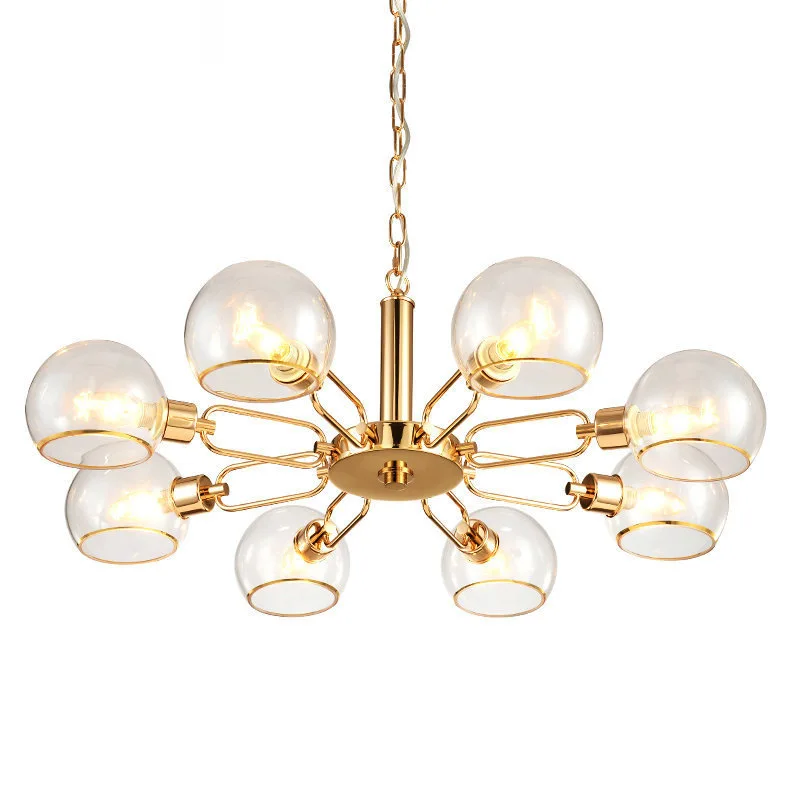 Deco chambre lustre pendente стеклянный шар для украшения дома E27 светильник suspendu deco |