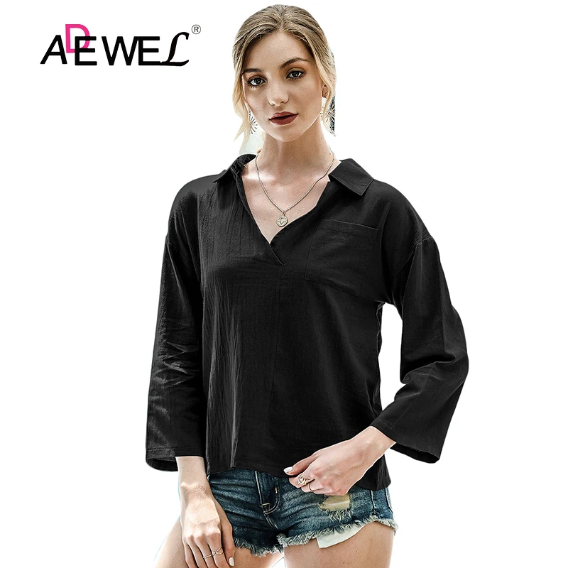 

ADEWEL черного цвета; Сезон весна-осень в европейском и американском стиле; Новая женская обувь большого размера плюс, однотонные Цвет V образн...