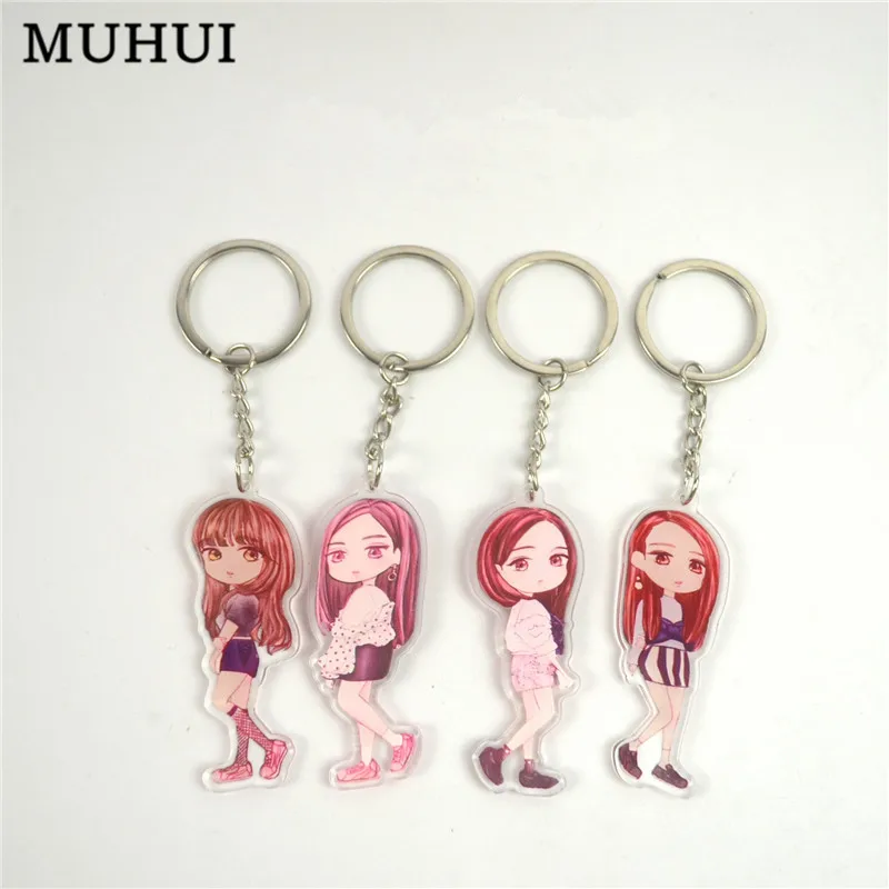 

2020 Kpop Album Star Bag Keychain Cartoon Q Stryle Key Ring Car Jewelry