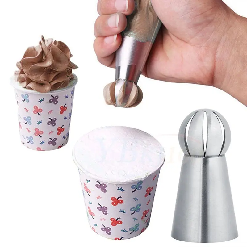 

3PCs/Set Cake Icing Nozzles Russian Piping Tips Lace Mold Pastry Cake Decorating Tool Stainless Steel Kitchen Baking Pastry Tool