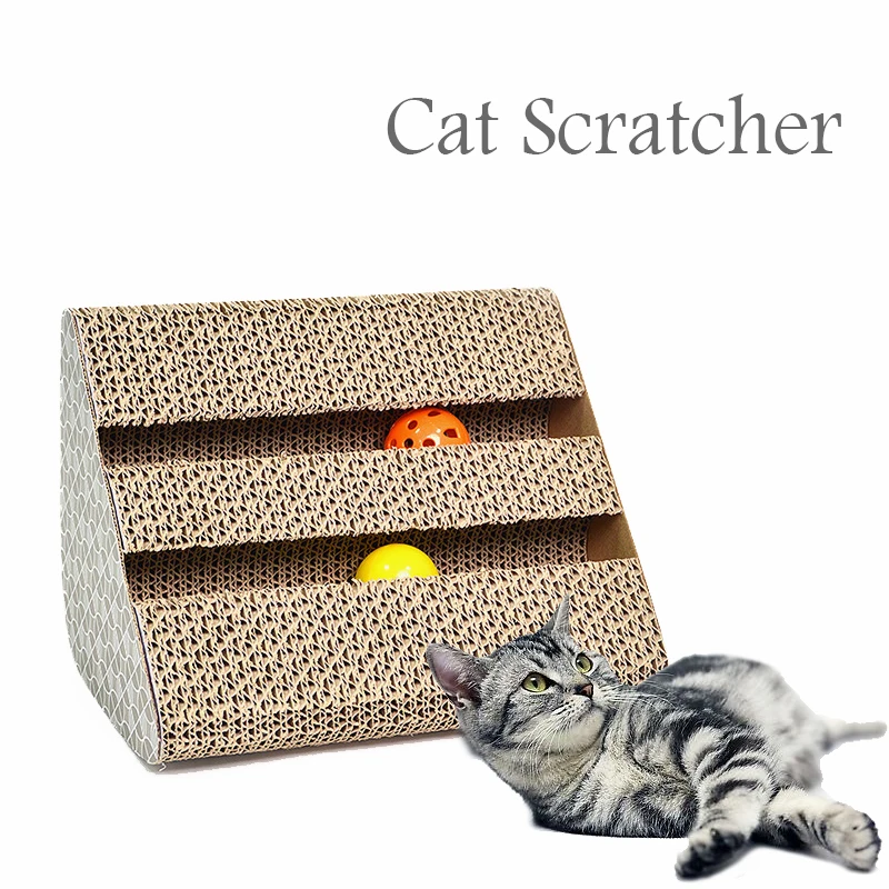 Игрушки для кошек творческая Кошка Когтеточка котят Pad колокол постель с