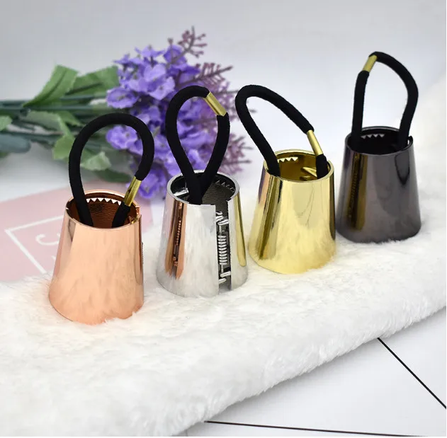 Ретро стиль заколка для волос из сплава конский хвост пряжка аксессуары Золотой