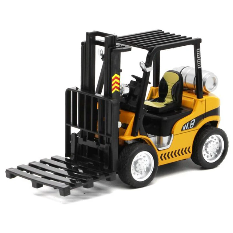1/24 весы 14 5 см Fork Lift Truck инженерная конструкция литой Сплав модель игрушки W поддон