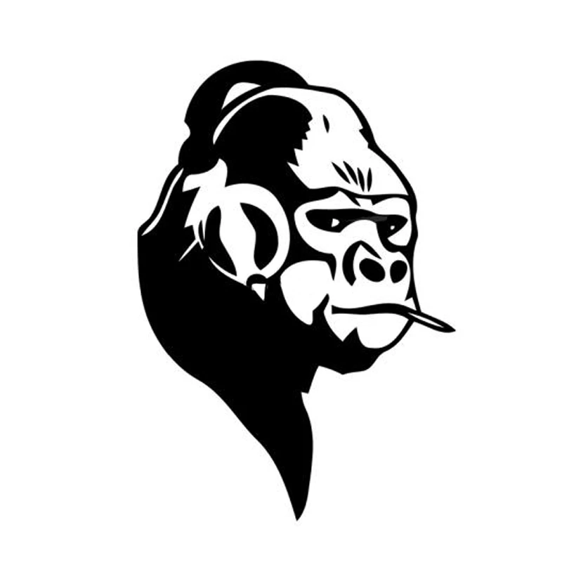 Интересное украшение для ноутбука с рисунком Gorilla Ослепительная крутая