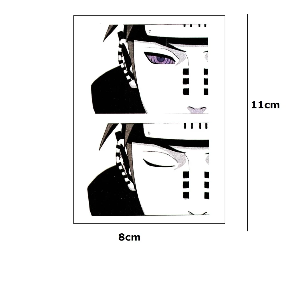 Аниме тату-наклейки Наруто игрушки мультфильм реквизит для косплея взрослые и