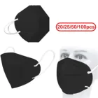 20-100 шт. FFP2 маска одобренный CE защитная маска 5 Слои 95% фильтр респиратора ffp2 маска одноразовые маски для лица, рта mascarillas