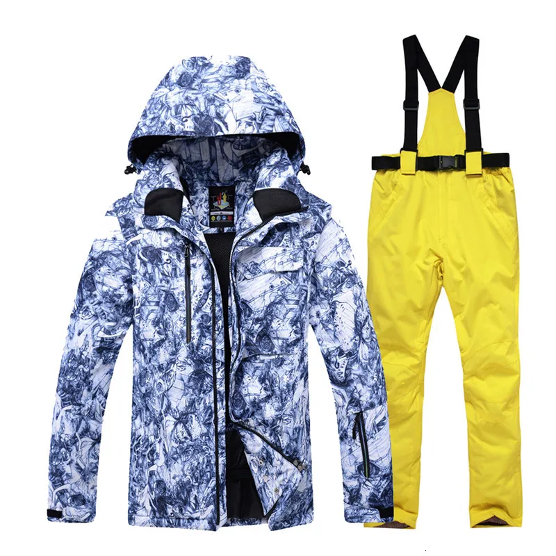 

30 winter warm Snowman snowsuit snowsuit windbreaker suit snowsuit snowjacket and snowpants with scarf