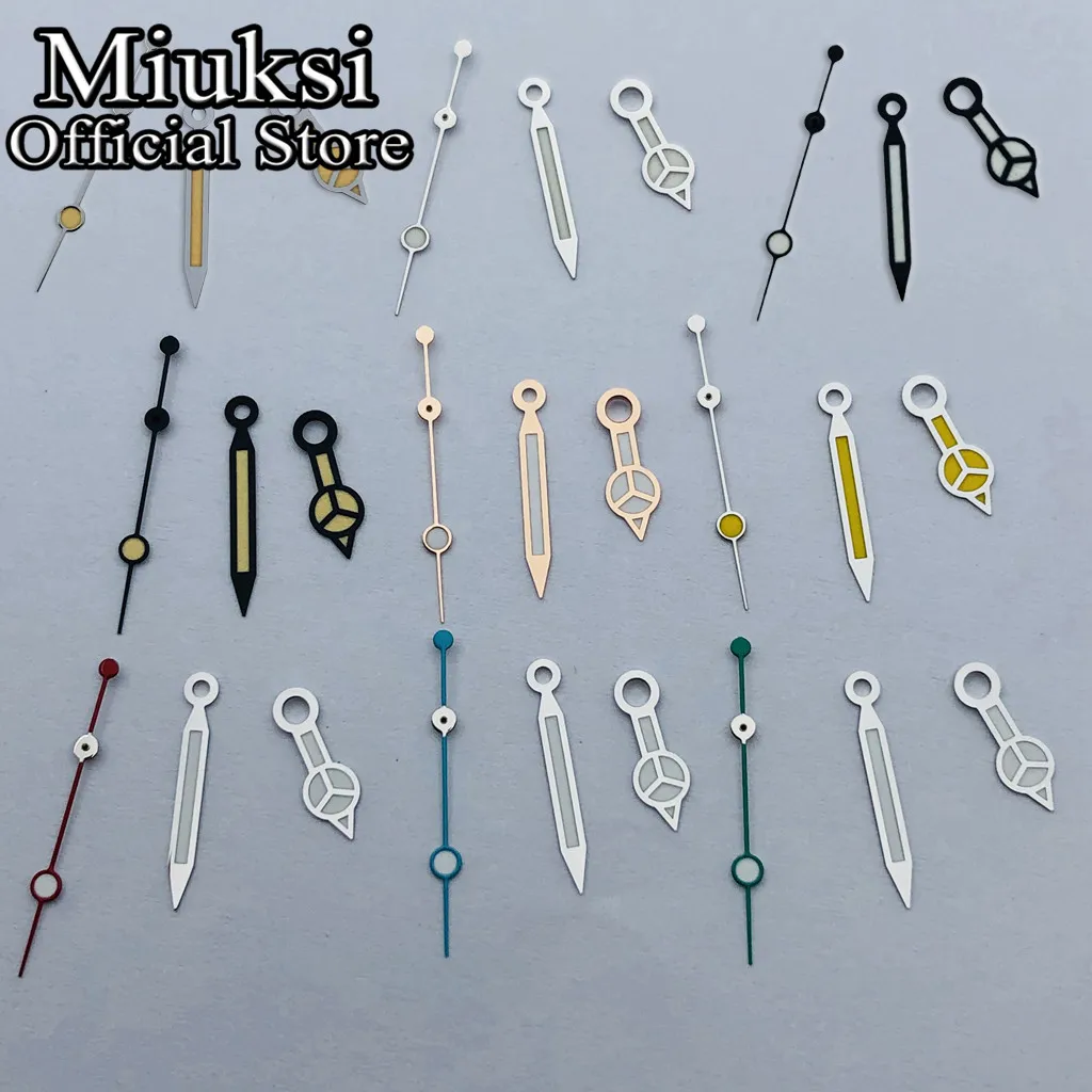 

Miuksi watch hands green luminous hands fit NH35 NH36 ETA2836 2824 Miyota8205 8215 821A Mingzhu DG2813 3804 PT5000 movement