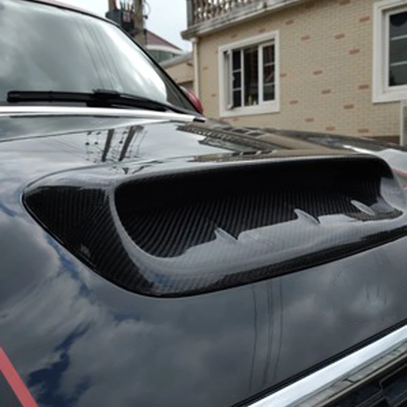 Накладка на вентиляционные отверстия капота из настоящего карбона для Mini Cooper S R56 2007-2014.