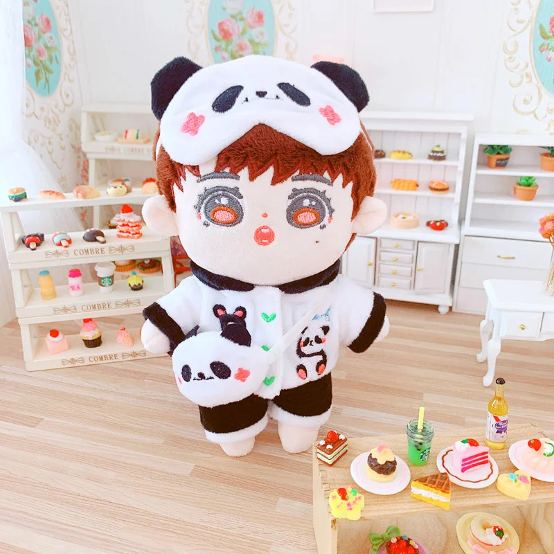 

Zhang Zhehan Doll Figure Star Doll Dress Up 20cm Doll Clothes Can Change Clothes Doll Plush Toys puppet cloth