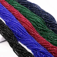 natural bright spinels beads 2 3mm faceted loose round beads for jewelry making necklace diy bracelet accessories wholesale