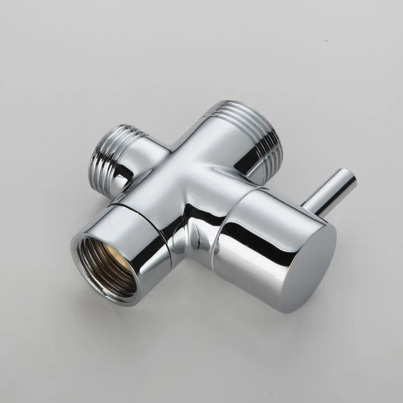 

3/4" 1/2" BSP Rigid Riser Three-way Reversing Valve, Used for Hand-held Shower or Bathtub Faucet Switch Outlet Adapter Fittings