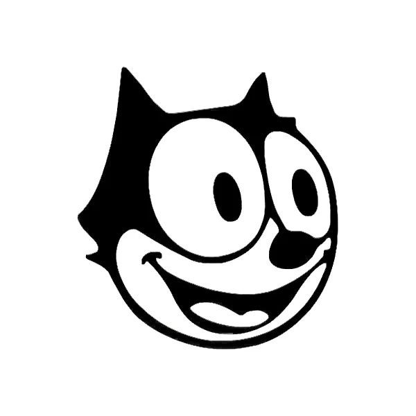 

Feli Cat Face Funny Cartoon Decal Vinyl Car Sticker Comics Character Waterproof New 15cm*15cm
