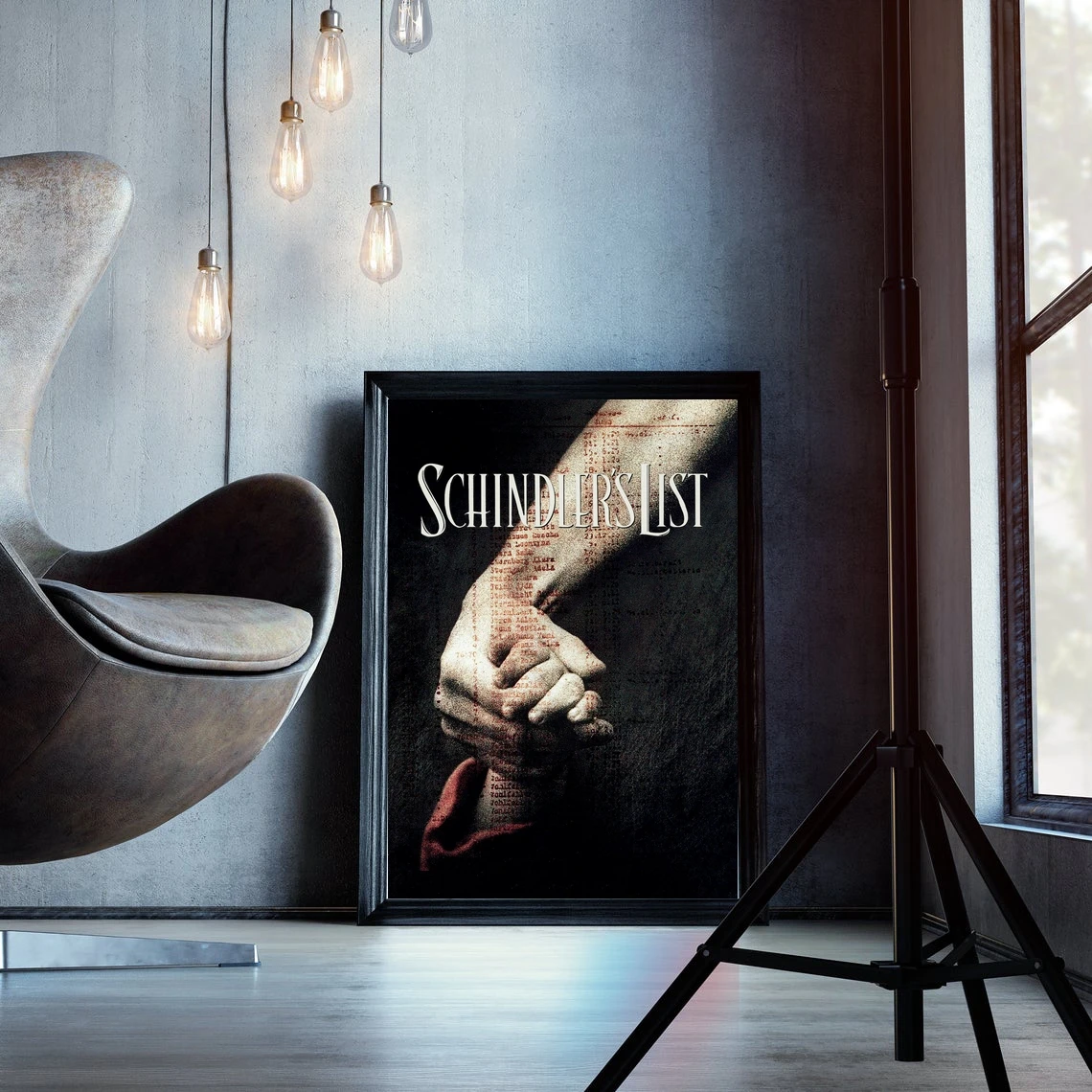 Постер Список Schindler (1993) фильм американской исторической драмы Лиам несон Бен