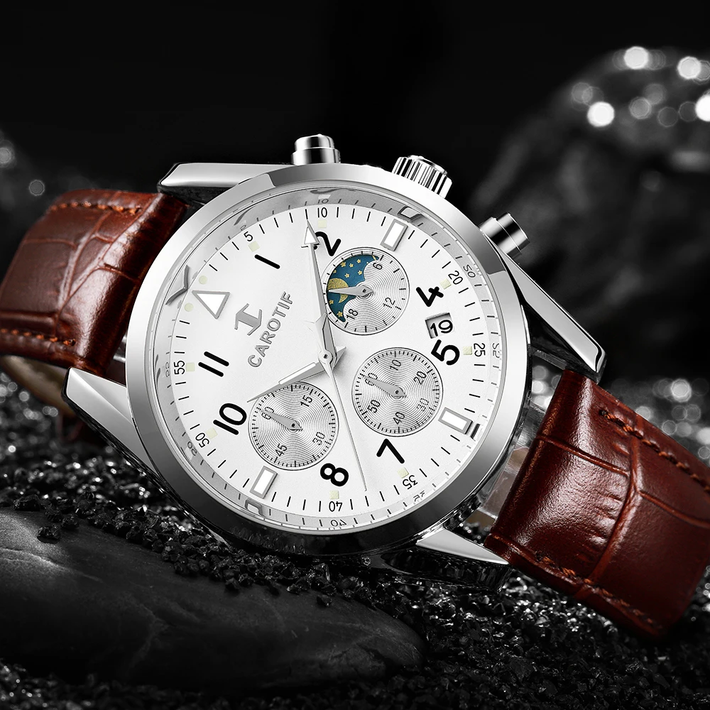 

Mechanical Watch Men's Automatic Mechanical Hollow Watch Large Dial Waterproof Luminous 2021 New Men's Fashion Watch Luxury