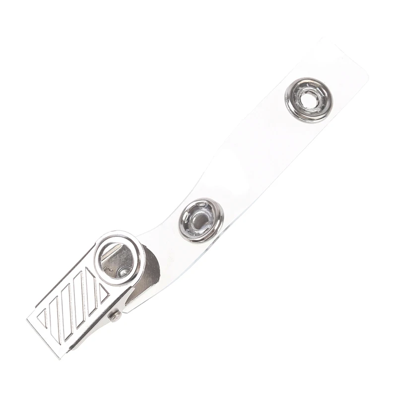 

5pcs Card Protector 4X3 inches Pull Button Hang Buckle Anti-lost Lanyard Clips