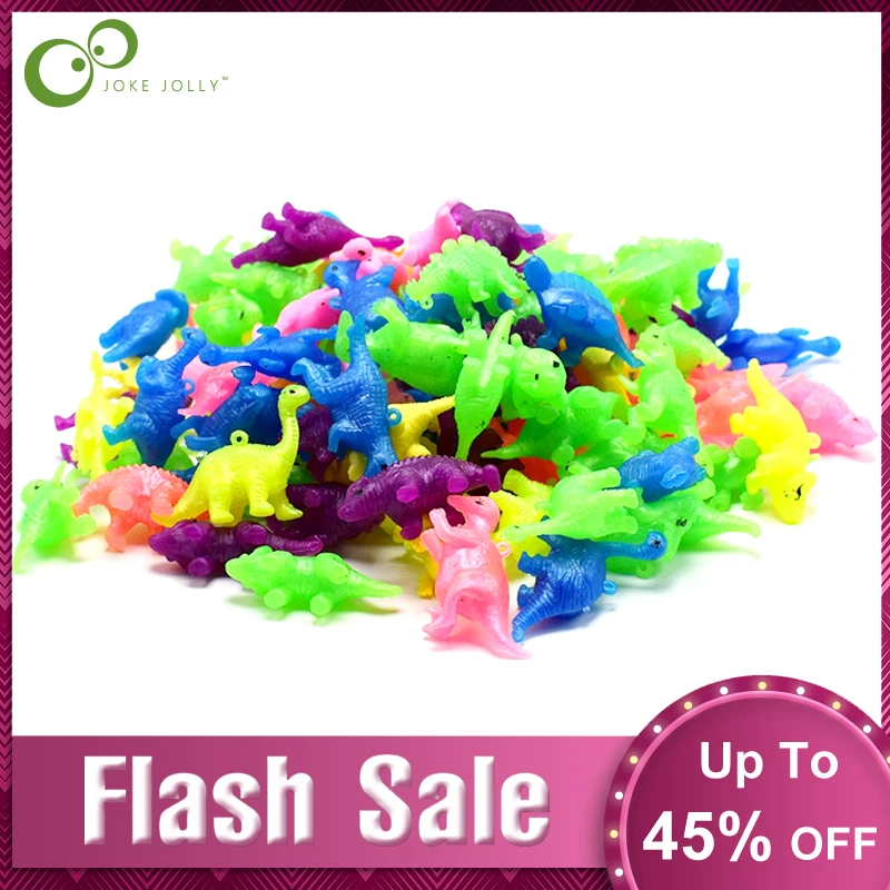 20 шт./лот пластиковая мини игрушка динозавра детский подарок на день рождения