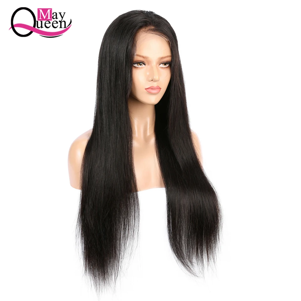 Волосы Remy для волос прямые шелковистые 150%|Парики с сеткой впереди| |