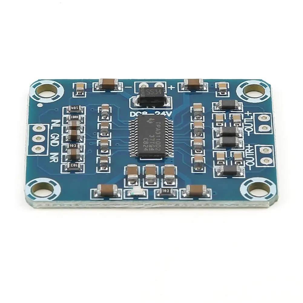 DC12V-24V 2X15W цифровой аудио стерео усилитель модуль платы TPA3110 Класс D мощности