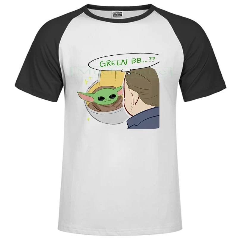 Милая Детская футболка с Йодой Мужская мандалорианскими Звездными войнами