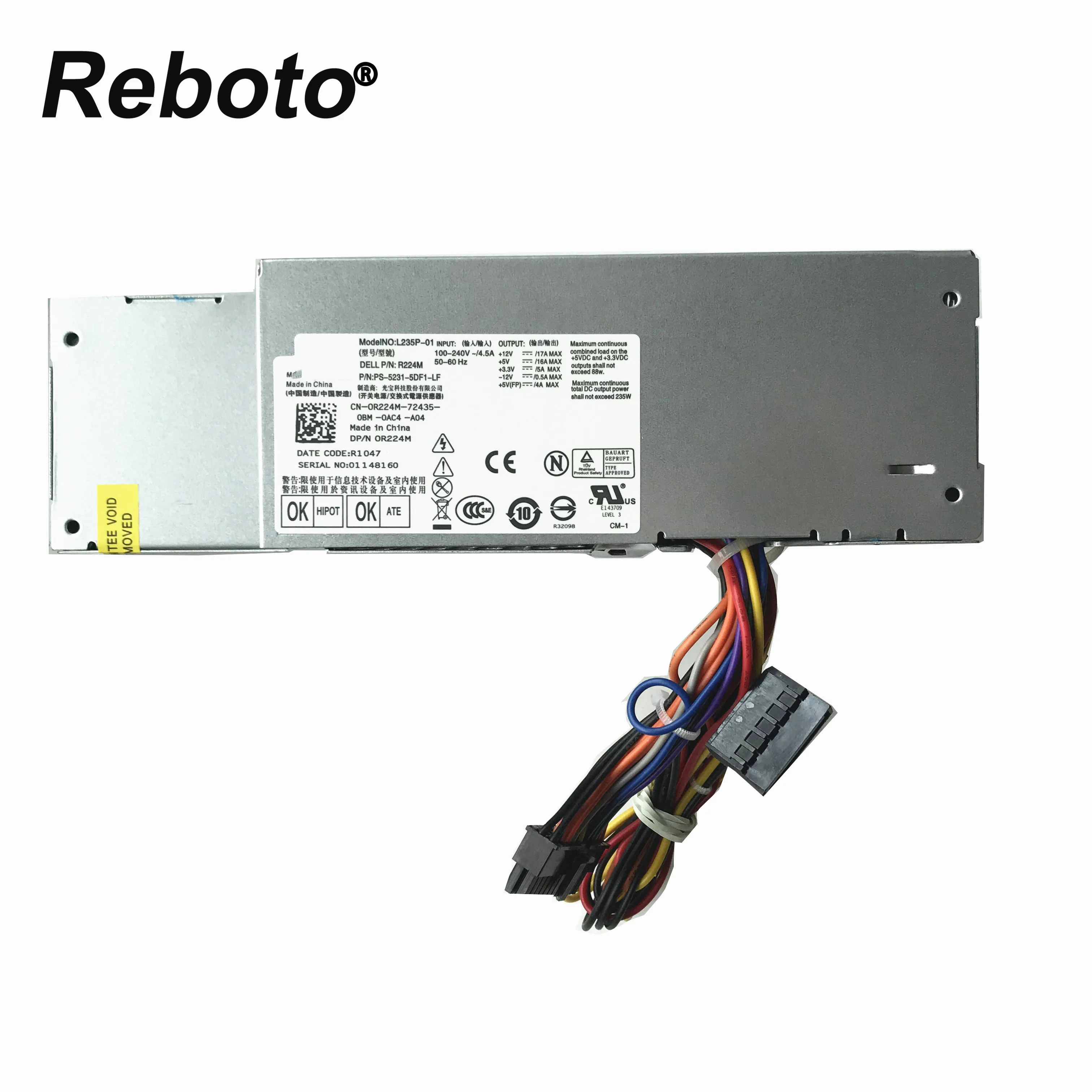 CN 0R224M Новый PSU для Dell OptiPlex 760 960 580SFF 780SFF Питание L235P 01 00 H235P H235E F235E AC235AS 00|Компьютерные
