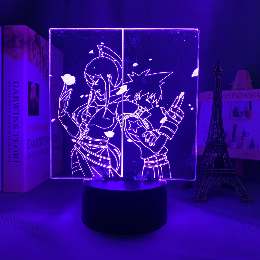 

Аниме 3d лампа Пожиратель души для спальни Декор Ночной светильник подарок на день рождения манга гаджет Пожиратель души светодиодный ночни...