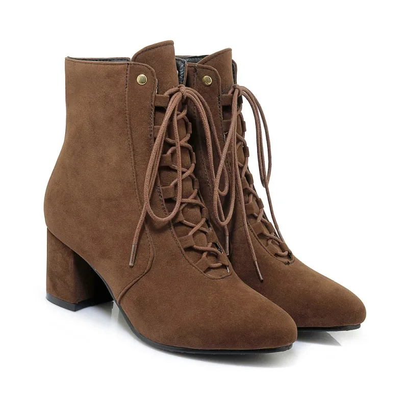 Большие размеры 9 10 11 17 ботинки женская обувь ботильоны для женщин женские с