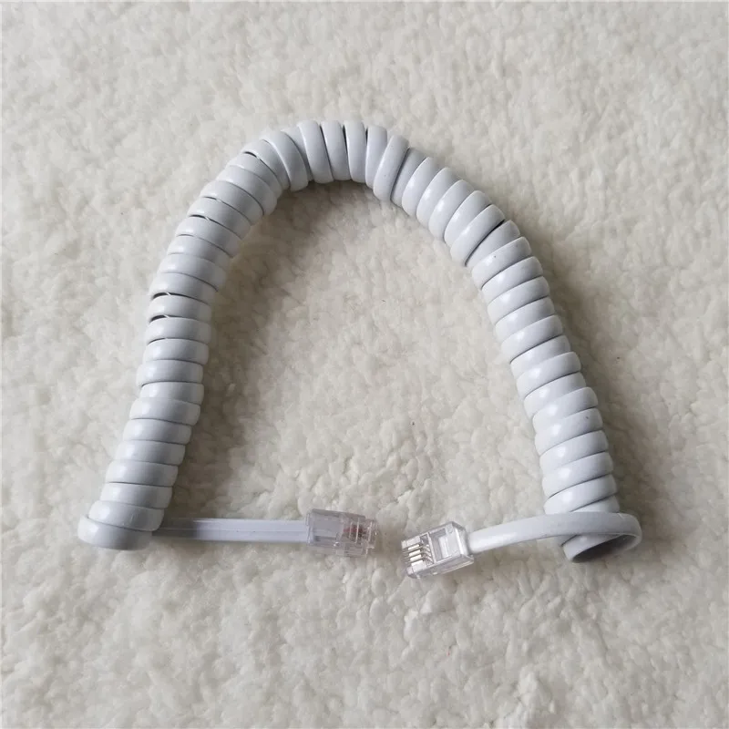 

Telephone Handset Cord Microphone Cable Landline Phone Accessories Handle Lines Extension Cable