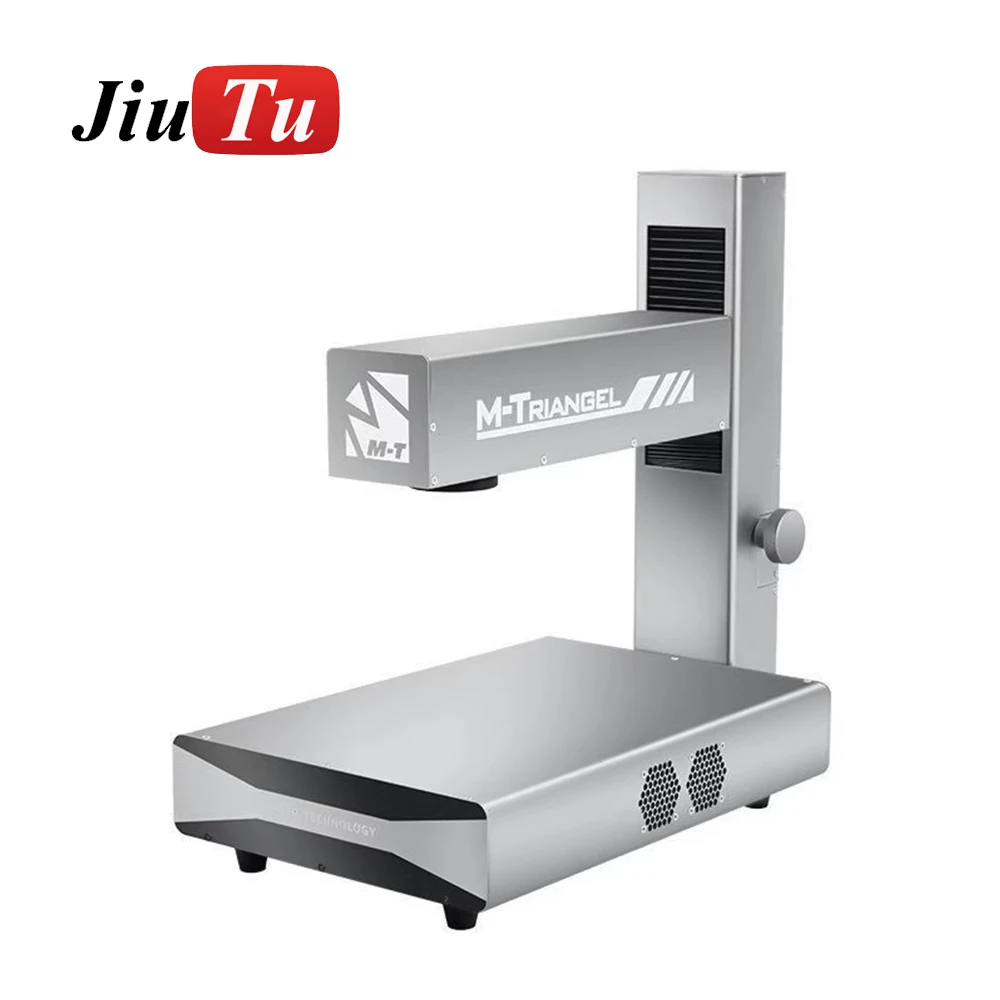 

MT Fiber Laser Engraving Machine With Smoke Absorber For iPhone 12 12Pro 11 11ProMax X XR 8G 8P Back Glass Separating