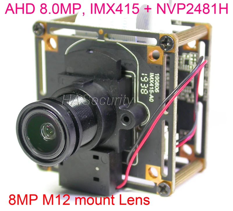 8MP AHD 8.0MP @ 15fps 1/2.8 &quotSony IMX415 CMOS датчик изображения + NVP2481 CCTV модуль камеры PCB плата OSD