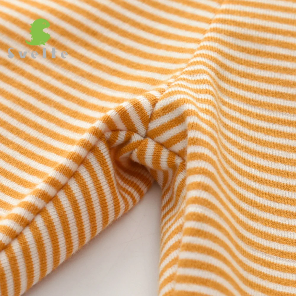 Леггинсы SVELTE Детские в полоску длинные эластичные облегающие штаны для девочек 2