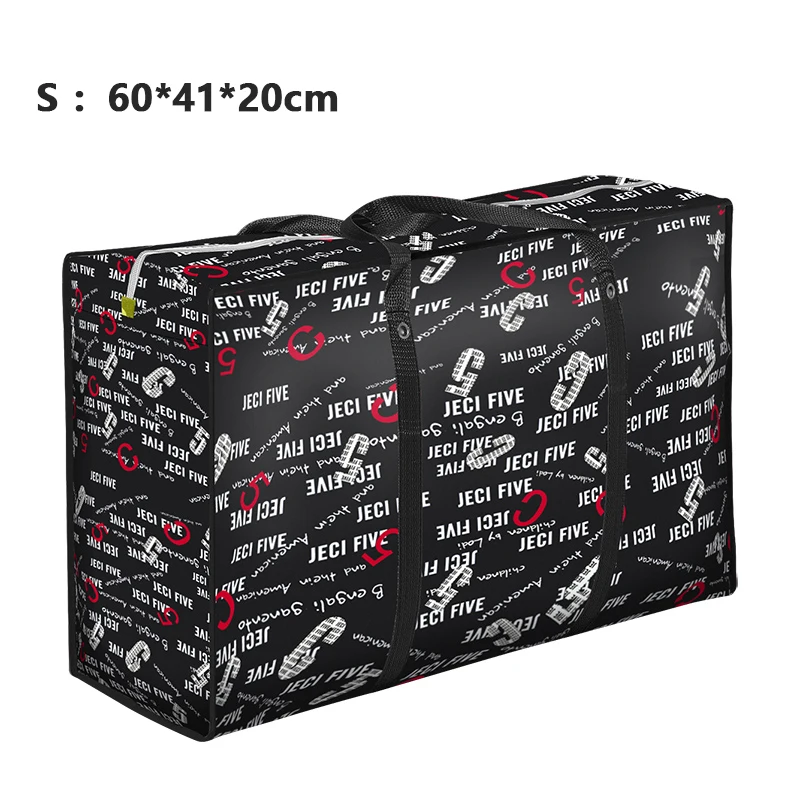 3S 60x41x20cm Большая сумка для путешествий, большая тканая сумка для путешествий, сумка для сортировки одежды из водонепроницаемой пленки, Большая вместительная сумка для доставки - Цвет: 3S 60x41x20cm