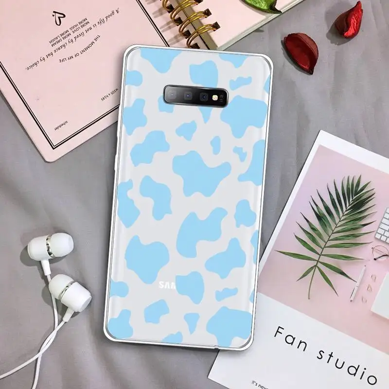 

Leopard Print sexy pattern Phone Case Transparent For Samsung Galaxy S A 5 7 8 9 2015 20 edge plus 10 e lite 2019