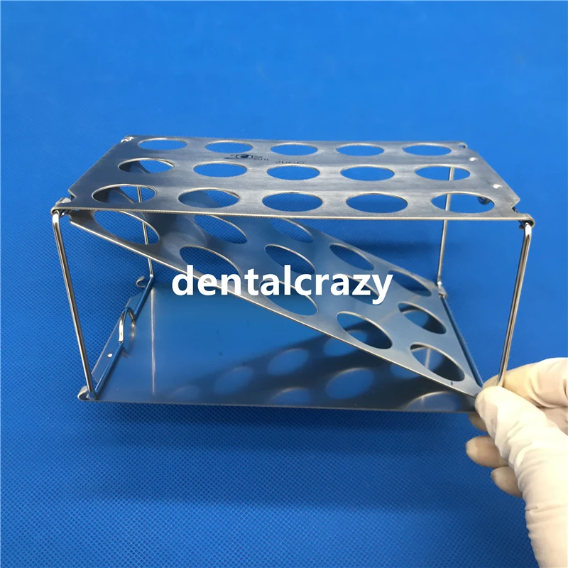 20cc and 50cc Foldable autoclavable syringe racks display |