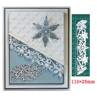 snowflake etched lace metal cutting dies for stamps scrapbooking stencils diy paper album cards decor embossing 2020 new craft