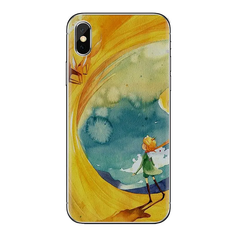 Housing the little prince fox illustration For Samsung Galaxy S2 S3 S4 S5 MINI S6 S7 edge S8 S9 Plus Note 2 3 4 5 8 Coque Fundas |