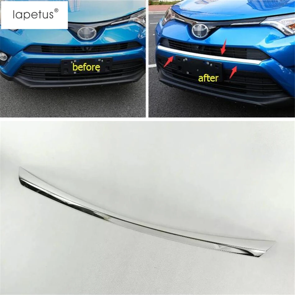 Lapetus аксессуары для Toyota Rav4 Rav 4 Передняя головка Нижний Бампер защитная пластина формовочная крышка комплект Отделка 1 шт