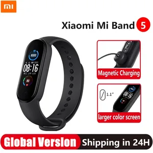 Xiaomi Mi Band 5 Smart Bracelet 1.1" AMOLED Colorful Screen Heart Rate Fitness Tracker Bluetooth 5.0 Waterproof Miband5