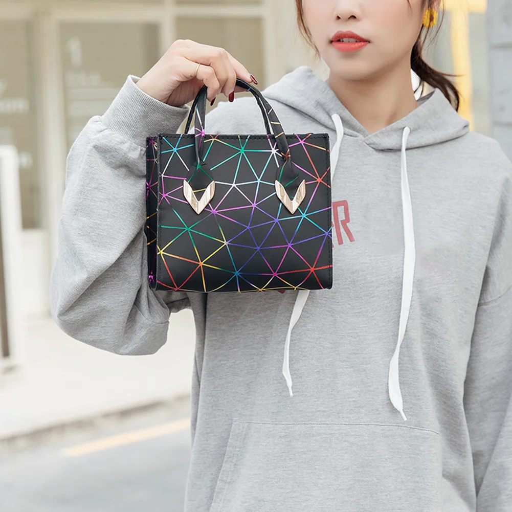 

Fashion Women PU Printing Mini Handbag Female Different Patterns Crossbody Pouch Vintage Shoulder Messenger Bag 18x15x7cm