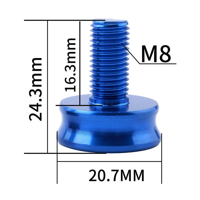 Крепежные болты для велосипеда с шестигранным ключом 8 мм диаметр ось кронштейна