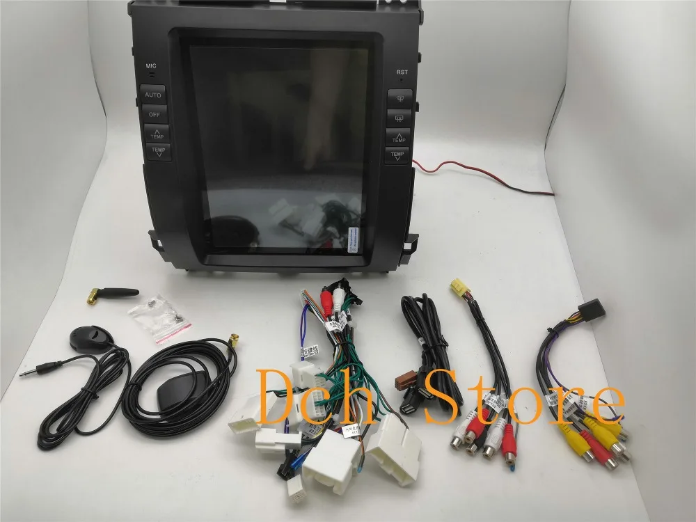 10,4 ''вертикальный экран Tesla стиль Android 8,1 автомобильный dvd-плеер gps для Toyota Prado 120 land cruiser 2002-2009 Lexus GX470 PX6