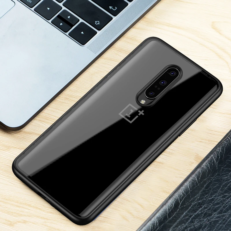 Oneplus 7 Чехол Oneplus 7 Pro Чехлы мягкие силиконовые рамки+ прозрачный акрил твердая задняя крышка для Oneplus7 One Plus 7 6 Coque